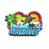 Custom Logo Tropical Island Beach Wood Fridge Magnet Maldives Souvenirs