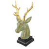 Indoor Decoration Animal Head Statue Artificial Resin Deer Head Ornament