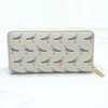 Custom Ladies Leather Long Purse Waterproof Print PU Wallet for Women