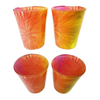 New Design Personalized Tie Dye Colored Tourist Souvenir Gift Shot Glass