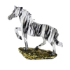 Modern Art Printed Polyresin Decorative Horse Figurine for Home Office Desktop