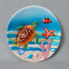 Wholesale Hand Painted Ocean Beach Turtle Souvenir Ceramic Ashtray