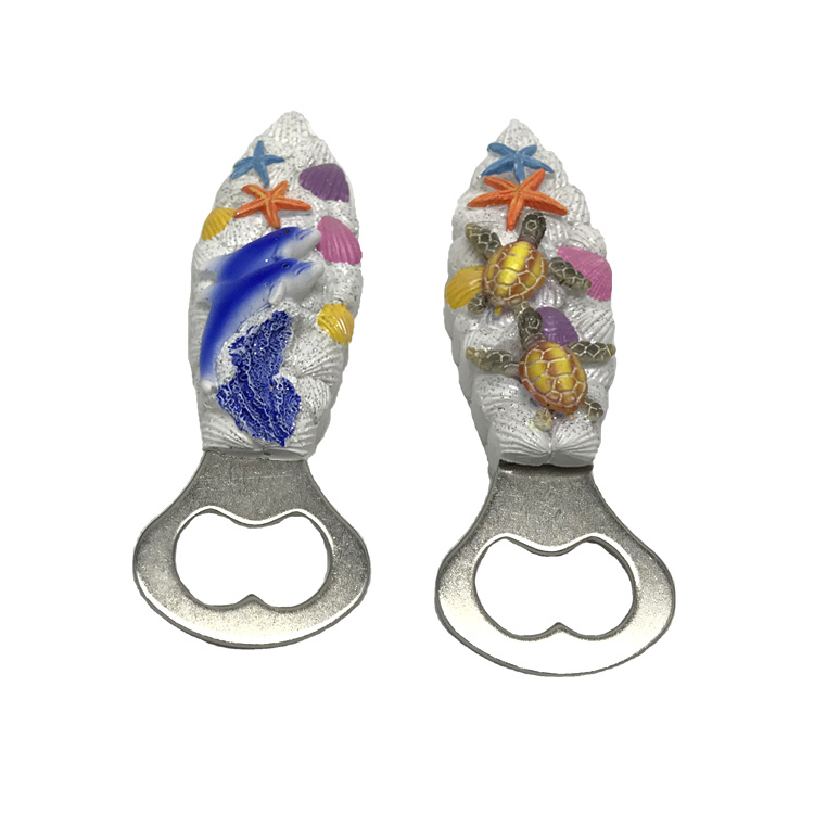 Wholesale Beach Tourism Gift Resin Sea Turtle Souvenir Bottle Opener