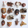 African Zoo Tourist Souvenir Resin 3D Animal Head Fridge Magnet