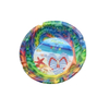 Wholesale Custom Ocean Style Beach Souvenir Resin Heart Shaped Ashtray