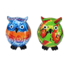 Wholesale Custom Resin Small Colorful Owl Figurines Statue Decoration for Home Decor