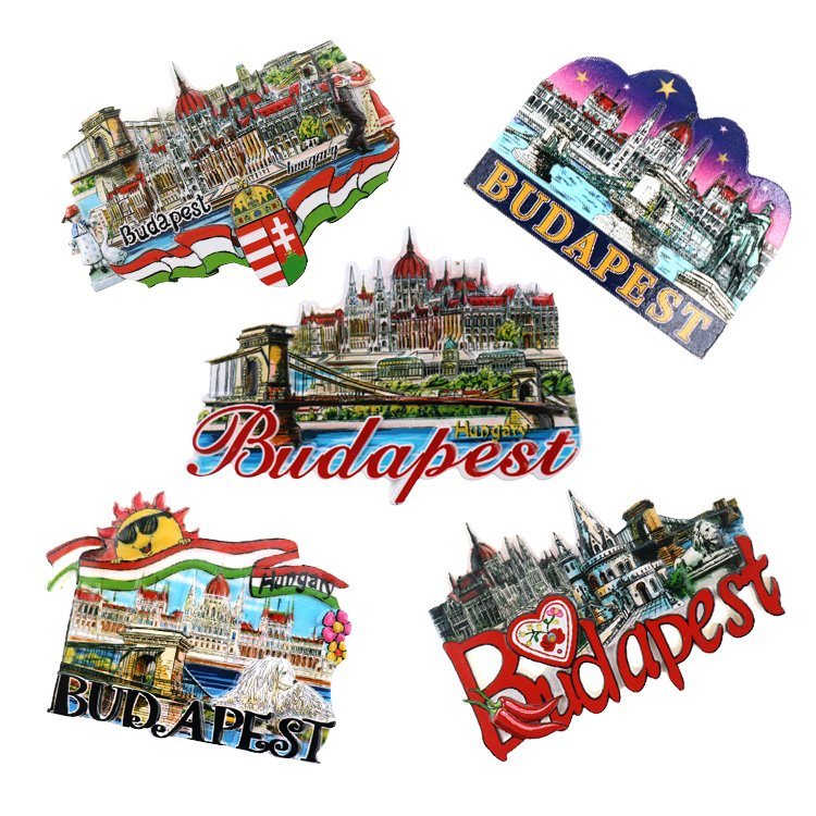 Customized European Landscape Tourist Resin 3D Slovakia Souvenir Fridge Magnet