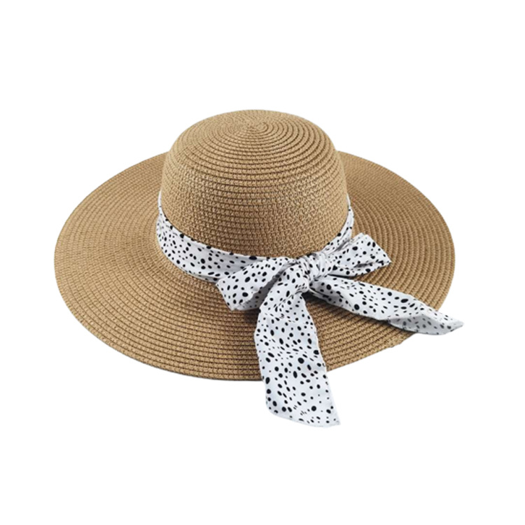 Wholesale Outdoor Travel Summer Women Fedora Beach Straw Hats