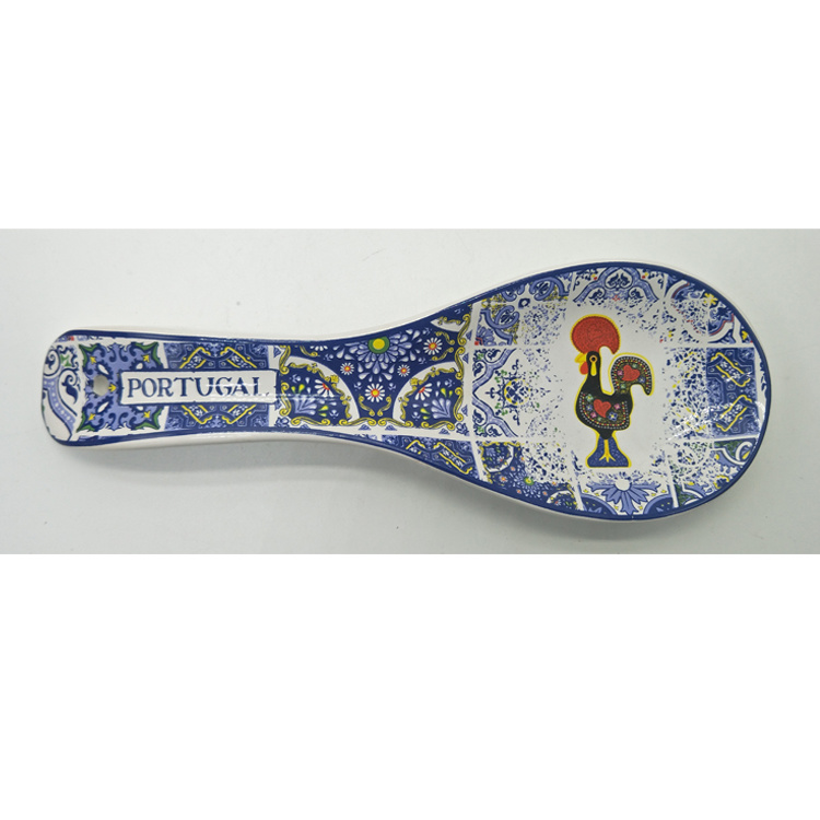 Kitchen Home Decorative Custom Ceramic Spoon Holder Souvenir