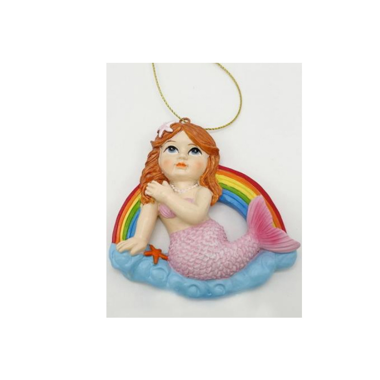 Mermaid Collection Resin Pendant Christmas Ornament for Holiday