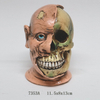 Wholesale Resin Skull Head Sculpture Halloween Craft Skull Head for Home Decoration