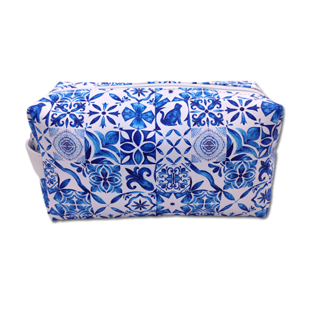 Custom Logo Travel Makeup Pouch Girls Zipper Printed Cosmetic Bag Mini Toiletry Storage Case