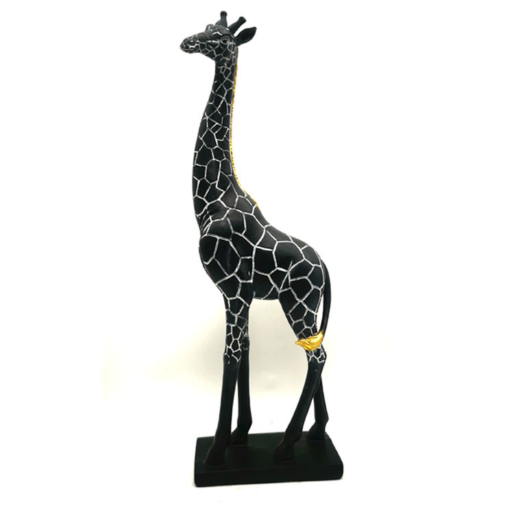 Modern Home Living Room Decoration Resin Animal Figurine Giraffe Statues