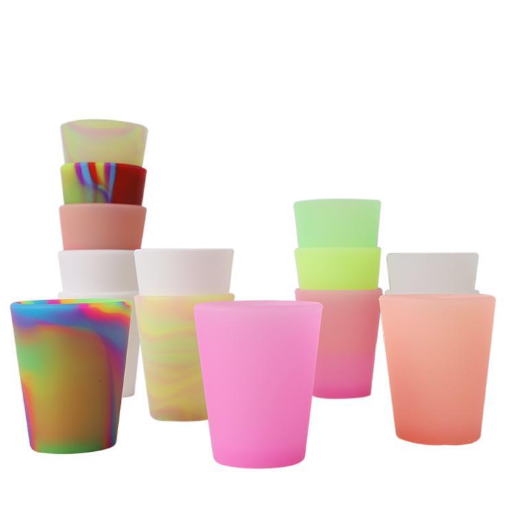 Food Grade Eco-Friendly Custom Logo 50ml Silicone Shot Glass Silicone Cup