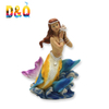 Factory Custom Hand Painted Resin Mermaid Figurine for Home Decoration