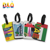 Custom Logo Personalized Soft PVC Luggage Tag for Travel