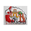 Custom Printing Spain Tourism Gift Resin Souvenir Magnet Madrid Souvenir Fridge Magnet