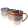 American Popular 16oz Ceramic Tapered Mugs Custom Logo Reactive Glaze Coffee Mugs