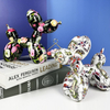 Colorful Art Resin Crafts Dog Statue Home Decoration Home Accessories