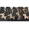 High Quality Crystal Rhinestone Bling Lovely Bear Keychain for Girl