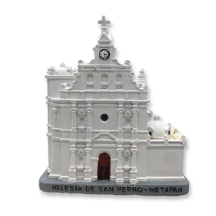 Hand-Painted Famous Building Sculpture Custom Resin 3D Building Model