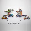 Modern Home Decor Graffiti Resin Frog Wall Hanging Sculpture