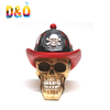 Human Skull Model Figurine Resin Skull Statue for Home Decor