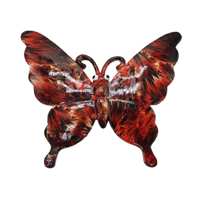 European Modern Art Home Decorative Wall Art Resin Colorful Butterfly Wall Decor