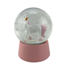 Wholesale Funny Birthday Holiday Gift Resin Unicorn Children Snow Globes