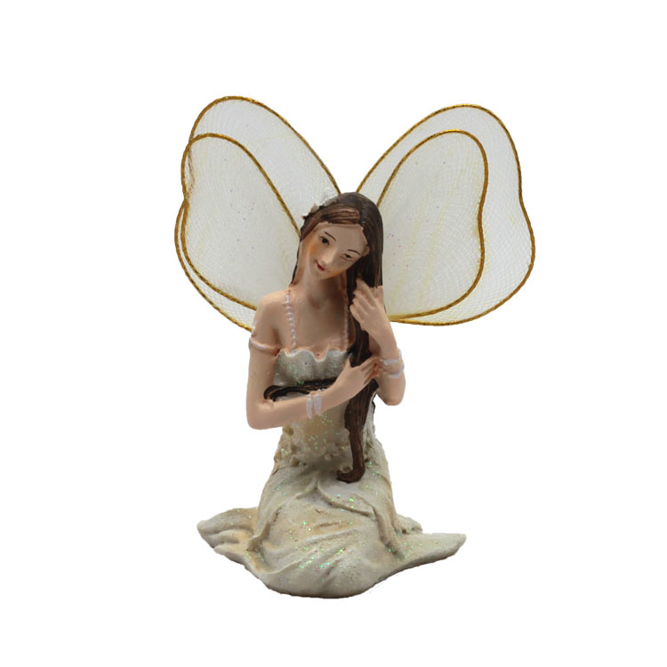 Wholesale Resin Garden Figurine Flower Fairy Statue