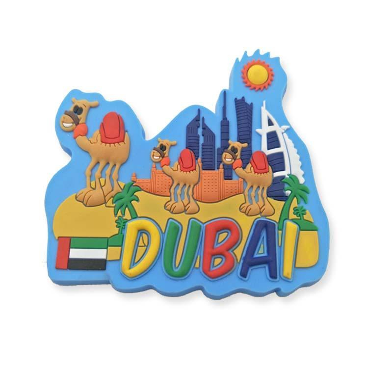 Tourist Souvenir Rubber Fridge Magnet Custom Soft PVC Fridge Magnet