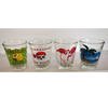 Tourist Souvenir Decal Design Customised Small Shot Glasses