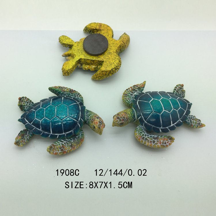 Manufacturers Promotional Gift Customized Turtle Shape Fridge Magnet Beach Tourist Souvenir Gift