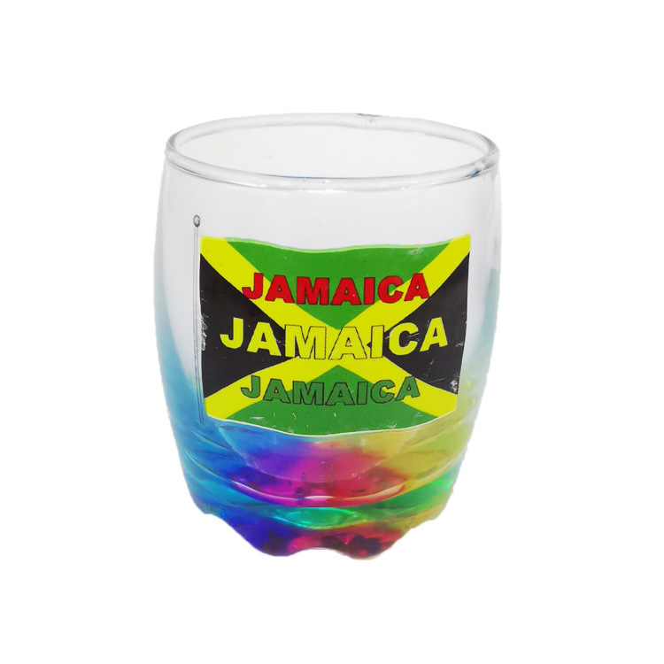 Custom Decal Printed Decorative Souvenir Colored Shot Glasses