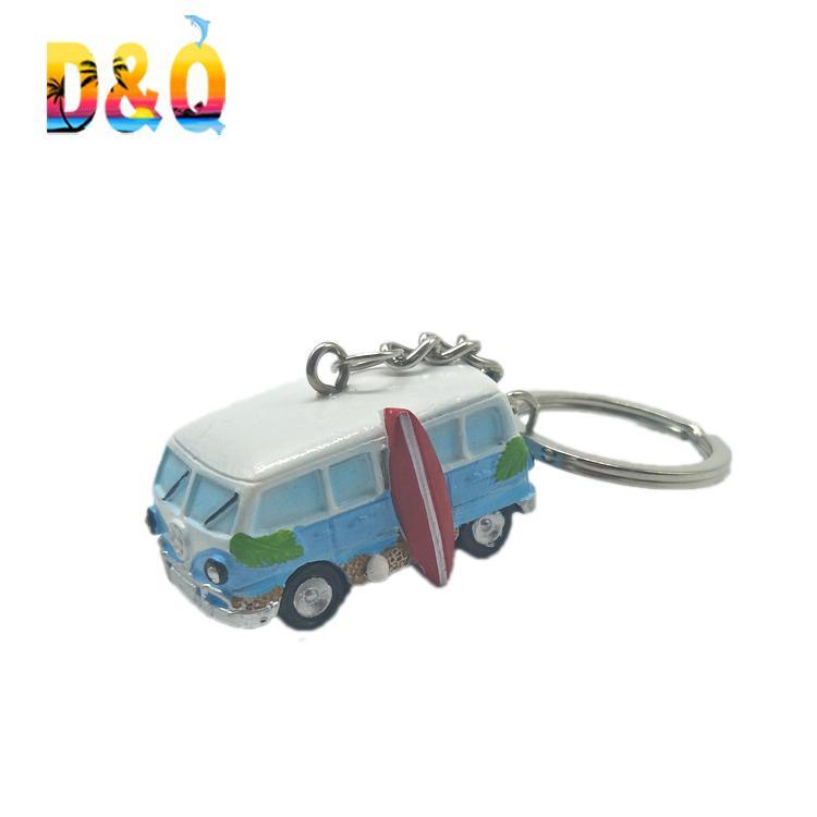 Promotional Gift Beach Tourist Souvenir 3D Resin Sea Turtle Keychain