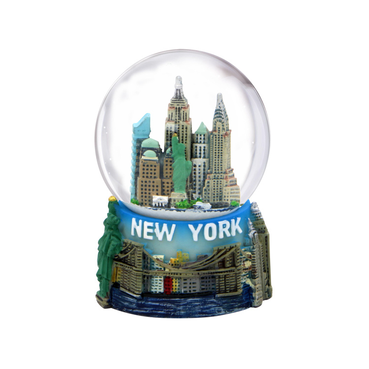 Customized Italy Resin Building Tourist Souvenir Roma Snow Globe