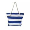 Wholesale Customized Logo Summer Fashion Beach Bag Canvas Striped Tote Bag