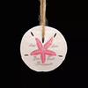 Personalized Resin Printing Beach Souvenir Sand Dollar Christmas Ornaments