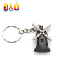 Customized Metal Alloy Tourist Souvenir Keyring Amsterdam Netherlands Souvenir Keychain