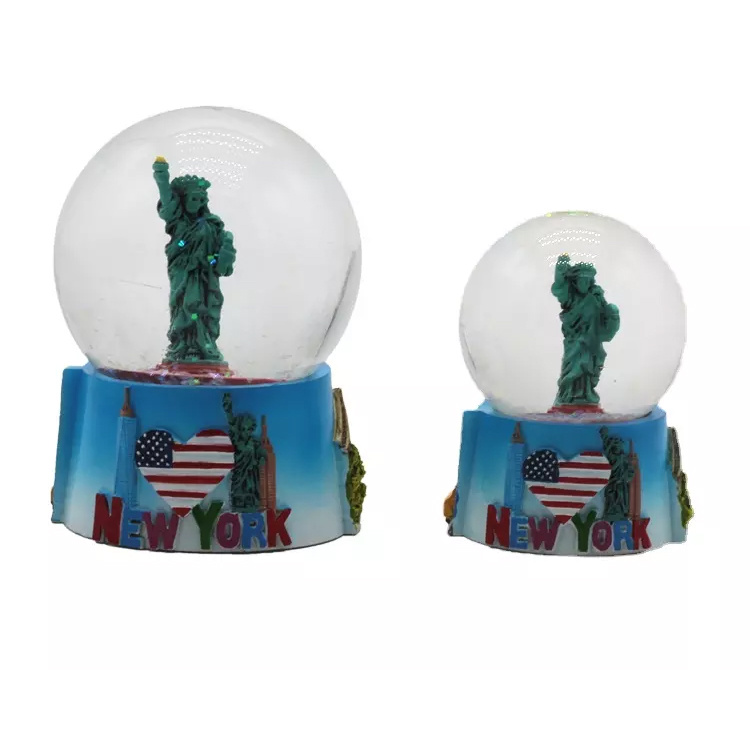 Wholesale Resin USA Tourist Souvenir Las Vegas Snow Globe