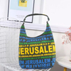 Customized Logo City Name Canvas Crossbody Bag Tourist Souvenir Women Shoulder Bag