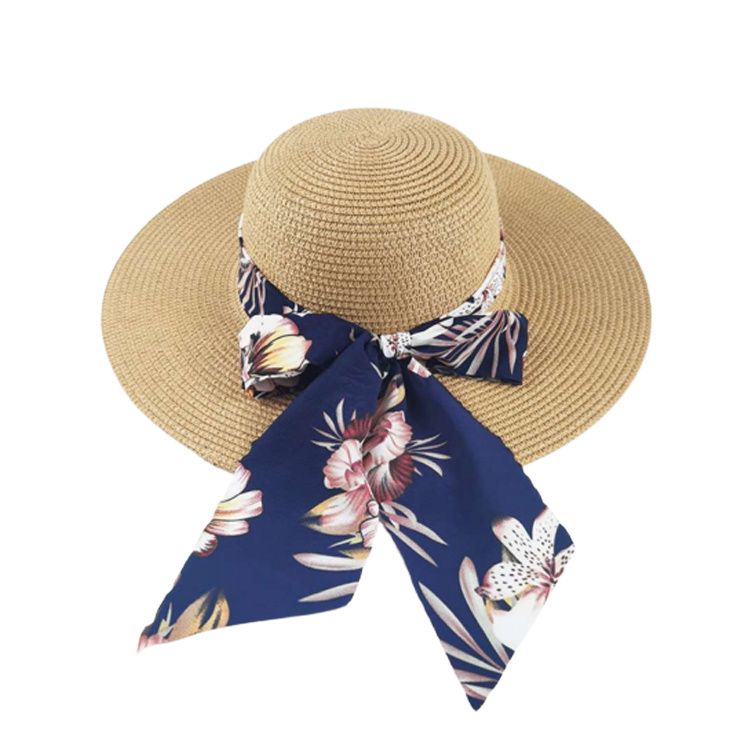 Wholesale Outdoor Travel Summer Women Fedora Beach Straw Hats