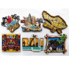 Custom Epoxy Beach Souvenir Bali Indonesia 3D Wooden Fridge Magnet