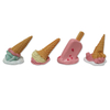 Custom Creative Table Decor Resin Food Souvenir Ice Cream Statue