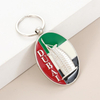 Custom Shape Travel Gift Zinc Alloy Dubai Souvenirs Keychain