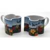 Custom Logo Couple Heart Shaped Mug Souvenir Half Cup