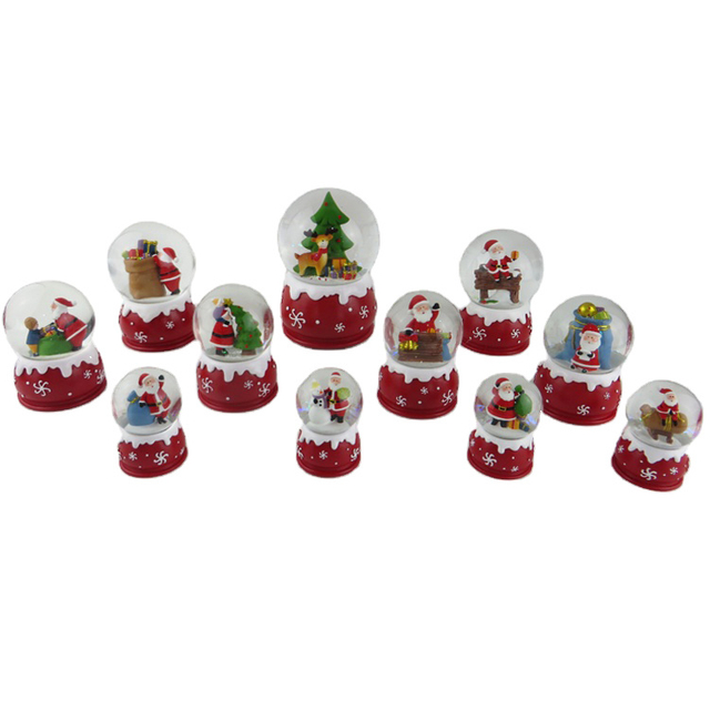 Wholesale Resin Christmas Gift Snow Ball Santa Claus Snow Globe