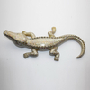 Home Ornament Animal Sculpture Resin 3D Crocodile Statue