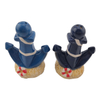 Ceramic Tableware Custom Sealife Shape Ceramic Salt and Pepper Shakers Set