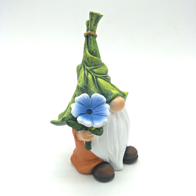 Factory Wholesale Lovely Resin Statue Garden Gnomes Decor